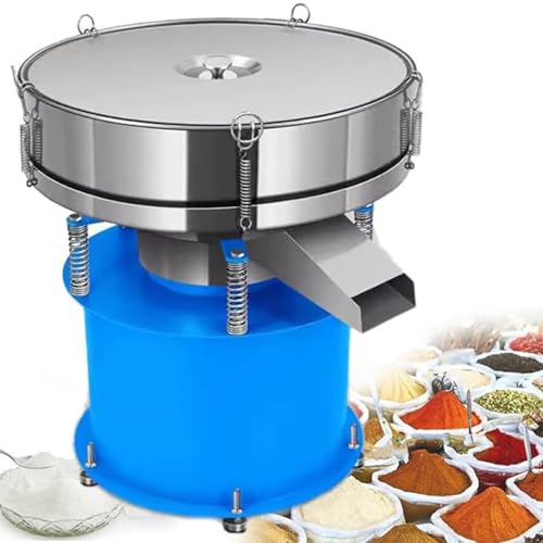 Machine à Secouer électrique Automatique Commerciale, 1420 TR/Min, Tamis Vibrant, avec 1 écran, Machine à Secouer en Acier Inoxydable, pour Cuisine, Restaurant, Boulangerie, Tamisage Efficace