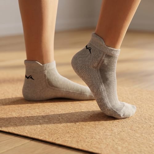 Image of Neeman's Ankle Length Comfort Socks for Men & Women | Cotton Blend Casual Socks | Soft, Breathable & Stretchable | Anti-Slip Rib | Reinforced Heel & Toe | Everyday Wear | Pack of 3