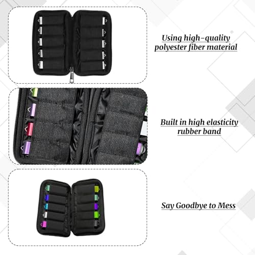 1 PCS USB Storage Case,USB Case USB Flash Drive Storage Case,10 Slot for SanDisk/SamData/Sam-sung USB C Jump Drive Memory Stick,Zip Drive,Thumb Drive,SD Card (Black) - Image 2