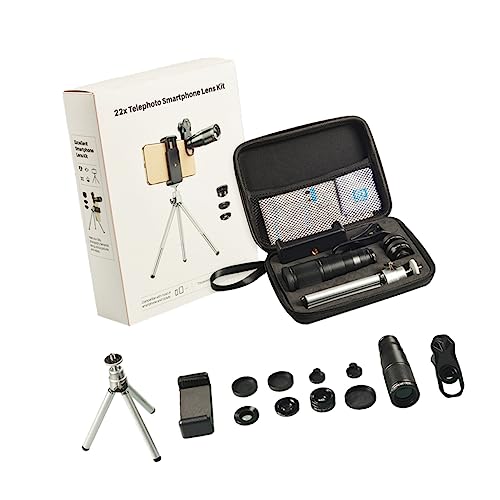 Housoutil 1 Set Fisheye Wide Angle Macro Telephoto Lens Smartphone Smart Phones Phone Zoom Lens Mobile Zoom Lens Phone Camera Lens Cell Phone Lens Outdoor Mobiles External Fisheye Lens Metal