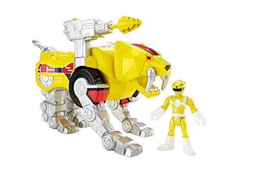 Fisher-Price Imaginext Yellow Ranger and Sabertooth Zord - //coolthings.us