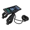 Electric Scooter Bike LCD Display,6Pin Cable Headlight Connector, M6C Electric Bicycle LCD Display Meter LCD Electric Display Control Panel for Electric Scooter Bike, for 24V 36V #4