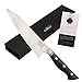 Produktbild culilux® Kobe N63 Kochmesser 20 cm extrem scharfes Profi Küchenmesser aus 14C28N Schweden-Stahl 62HRC ergonomischer G10-Griff High Carbon Gyuto Chefmesser
