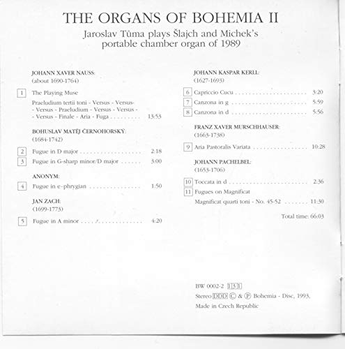 ORGANS OF BOHEMIA Vol.2 – vue 2