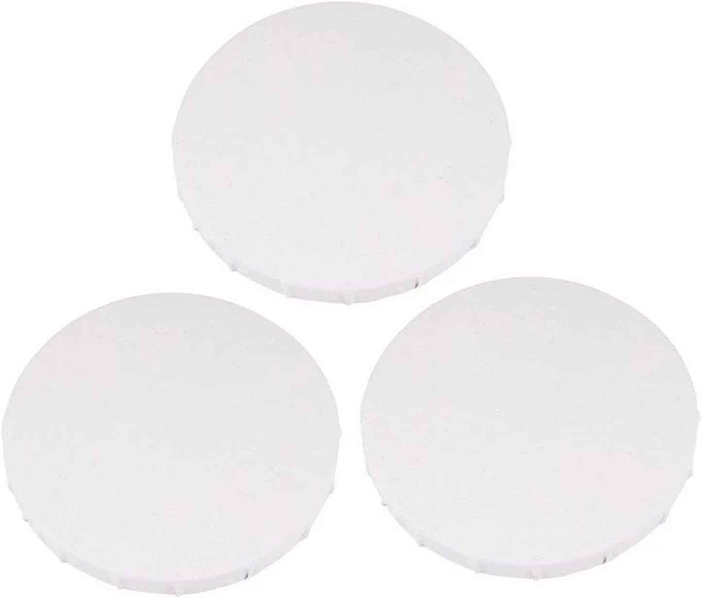 3pcs Round Artist Canvas Frame Blank Painting Boards Mini Oil Painting Board DIY Drawing Supplies
