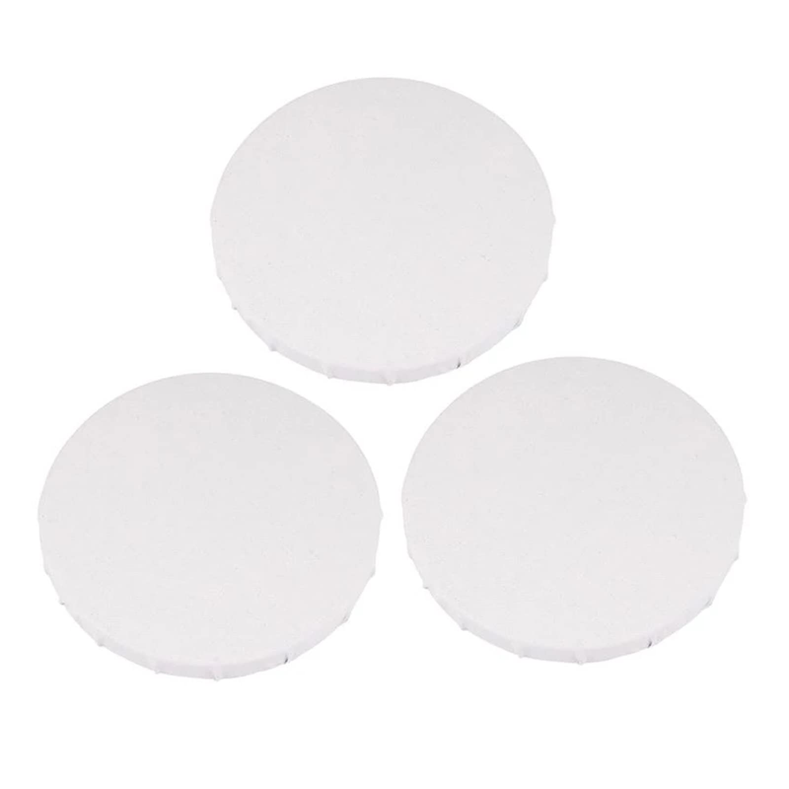 3 Stück runde Künstler-Leinwandrahmen leere Maltafeln Mini-Ölgemäldebrett DIY Zeichenzubehör