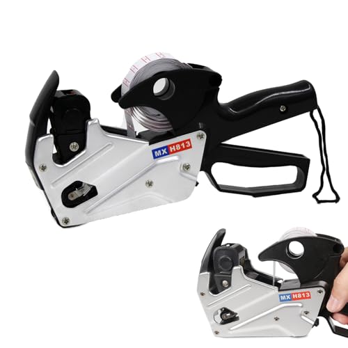 Catálogo de Material para etiquetado que puedes comprar esta semana. 47 Máquina de Etiquetas de Precios de 8 Dígitos y 1 Líneas con Entintador de Etiquetas, Impresión Clara, Fácil de Operar, Materiales Metálicos para Oficina, Tienda Minorista,...