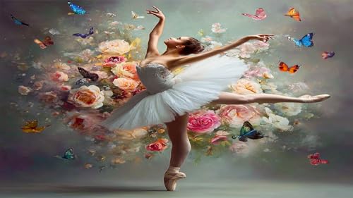Puzzle de ballet de 1000 piezas, un desafío imposible de arte para adultos.