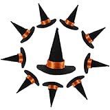 Chapeaux miniatures en feutre - ce petit chapeau de sorcière est souple, agréable toucher, de fabrication merveilleuse, adapté à la décoration de gnome, aux fournitures de fête méchantes