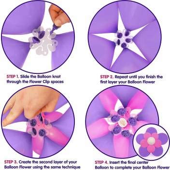 Image of HK balloons Balloon Arch Garland Decorating Set Include Arch Strip Glue Dot and F6Pcs Balloons Flower Clips Perfect for Events & Parties Easy Decoration Tool For Party Wedding Birthday Baby Shower