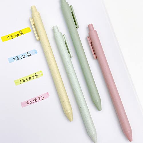 Kaco-Gel-Pens-4-Pieces-Cute-Colorful-Gel-Ink-Pens-with-Black-Ink-Retractable-Colored-Pen-Set-Office-Supplies-Stationery