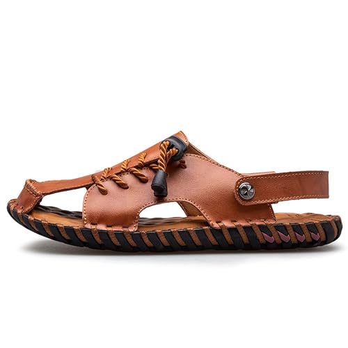 Men's Casual Sandals Outdoor Hiking and Non-Slip Quick-Drying Water Sports Shoes Fisherman Beach Shoes Adjustable Two-wear Slippers2