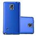 Produktbild Cadorabo Hülle für Samsung Galaxy Note 4 in METALLIC BLAU - Handyhülle aus flexiblem TPU Silikon - Silikonhülle Schutzhülle Ultra Slim Soft Back Cover Case Bumper