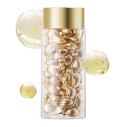 Retinol Capsules Serum for Face Nourishing Anti Aging Retinol Serum for Women with Sodium Hyaluronate Anti Wrinkle Face Capsule Serums for Women Anti Aging Skin Glowing and Radient 90 count