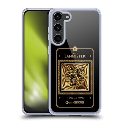 Funda de gel suave para Samsung Galaxy S23+ 5G que protege tu móvil con los sigilos de Lannister