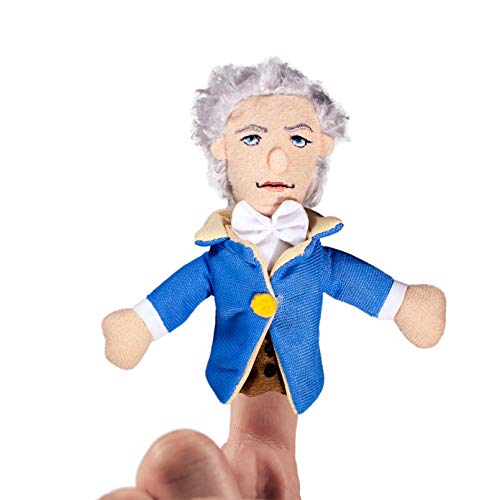 The Unemployed Philosophers Guild Alexander Hamilton Finger Puppet and Refrigerator Magnet - for Kids and Adults