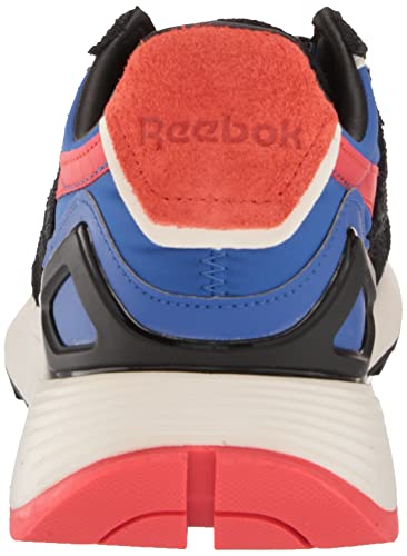 Reebok Unisex Classic Leather Legacy AZ Cross Trainer, Court Blue/Dynamic Red/Black, 3.5 US Men
