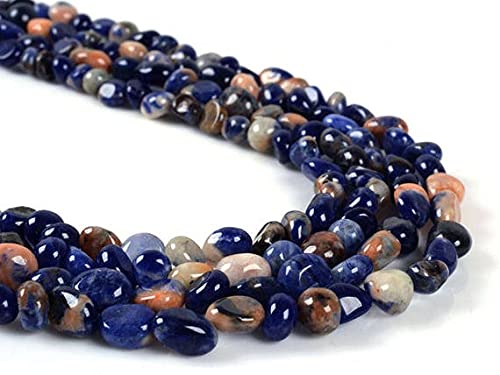 Perles de sodalite bleues LKBEADS pour créer des bijoux bohèmes - 2