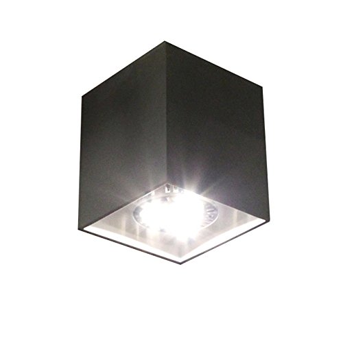 LED Constructiespot Plafondlamp Plafondlamp Spotlight Downlight Ontwerp Plafondspot gang GU10 CE 230V (zwart)