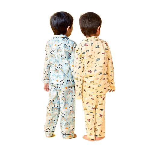 Image of Jam & Sugar Boys Cotton Printed Night Suit Set