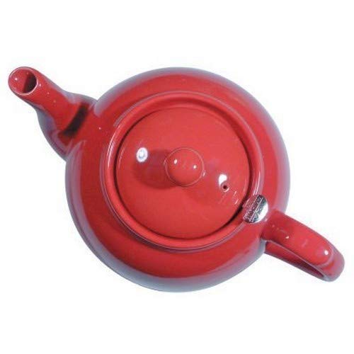 London Pottery Farmhouse Small Teapot With Infuser, Ceramic, Red, 2 Cup (600 Ml) #TOP2