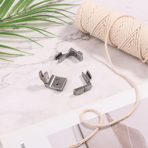 3 piezas de pies prensatelas para máquina de coser miniatura 3