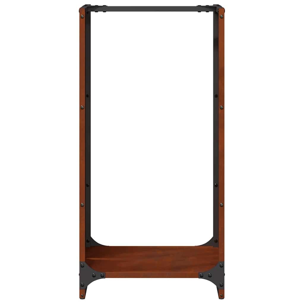 Brennholzregal aus wetterfestem Stahl 40 x 30 x 80 cm, Feuerholz Kaminholz Holzregal Brennholzständer für Lagerung Aufbewahrung Ordnung im Innenbereich Wohnzimmer Kamin Ofen Terrasse Garten