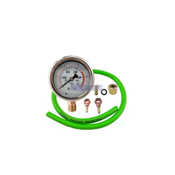 Buy Engine Fuel System Turbocharger Turbo Oil Pressure Gauge 0.1Mpa