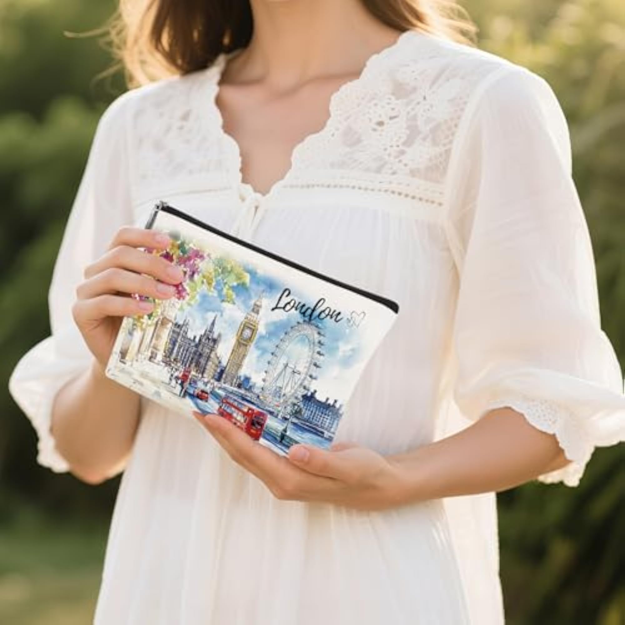 London Souvenir Gift Cosmetic Bag for Women