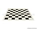 Roman Chess Set - Vinyl Chess Board Black/White- Size 17,3