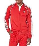 adidas Men's Adicolor Classics Superstar Track Top, Better Scarlet, Medium