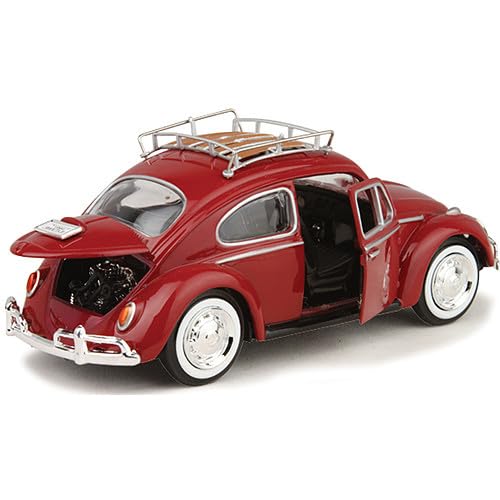 Motormax Model Compatible with VW Beetle 1:24 Rojo miniatura 2