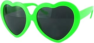 Óculos De Sol De Coração Presentes Verdes Óculos De Coração Óculos De Sol De Amor Verde Óculos De Óculos De Sol Adereços Presente Em Forma De Coração A12 Óculos De Sol