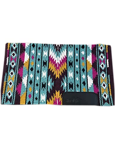 SHOWMEN CRAFT Western Show Pad con manta de lana de Nueva Zelanda para caballo 14