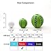 ONTWOPETS Dog Ball Toy - Interactive Dog Enrichment, Mental Stimulation Treat Embedding Rubber Ball Reduce Boredom (2 inches)