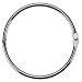 MROCO Loose Leaf Binder Rings 3 Inch 12 Pack, Paper Rings Book Rings for Office, Nickel Plated Metal Book Rings, Key Rings, Index Card Rings for Paper