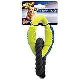 Nerf Dog Medium to Large 3-Ring Tug Interactive 9-Inch Rubber Dog Toy