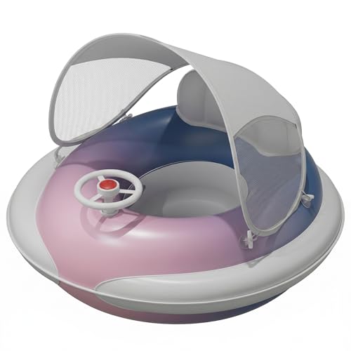 Bouée de natation pour bébé anti-basculement à gonflage rapide