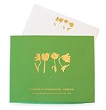 Tulips Correspondence Cards, Gold Embossed, Boxed Set of 25, Metropolitan Museum of Art-L8