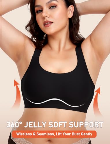 Image of Gailife Womens Wireless Push Up Bras for Women No Underwire Seamless Full Coverage Supportive T Shirt Everyday Bras