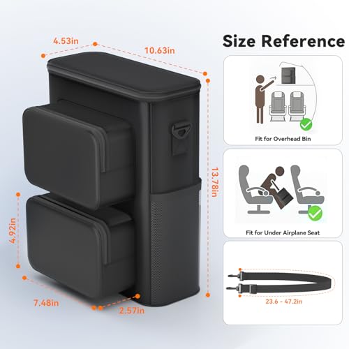 image for KDD Carrying Case Compatible with Gaming Headset and Controllers, Trav