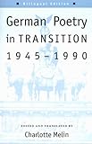 transition tr11 reach  German Poetry in Transition, 1945-1990