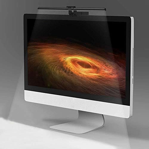Quntis e-Reading LED Lamp SCREEN GLARE FREE, USB Powered Computer Monitor Lamp for Eyes Care, Office Desktop Lamp with Adjustable Brightness and Color Temperature