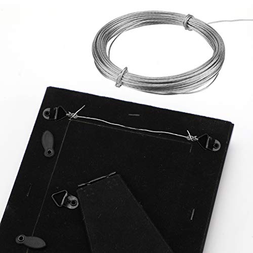 Savita 32.5 Feet (10M) Picture Hanging Wire Metal Wire Photo Frame Hanging Wire For Mirrors Clock Art Work #TOP3