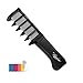Maydear Temporary Hair Chalk Comb - Non Toxic Hair Color Comb and Safe for Kids (9 Color Options) - Gray