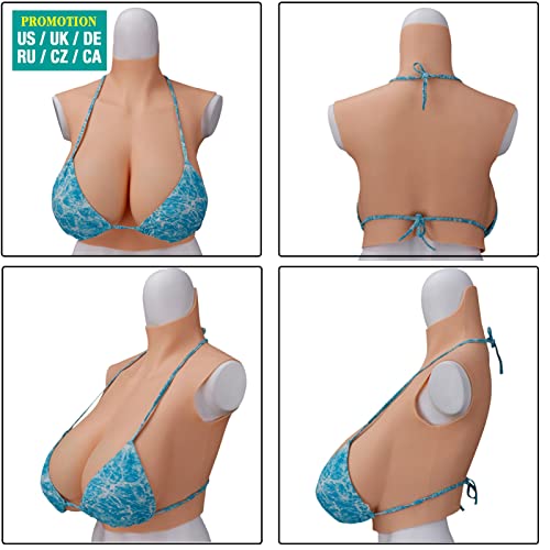 FSYH Peitoral falso crossdressing B-H Cup formas realistas de silicone para mastectomia e transgêner