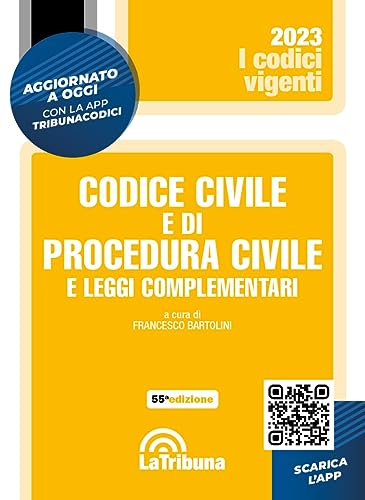 Codice civile e di procedura civile e leggi complementari (I codici vigenti)