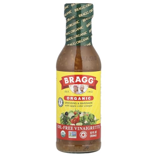 Bragg Organic Oil-Free Vinaigrette Salad Dressing and Marinade - 12 fl oz - Gluten-Free Dressing...