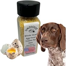 Undique Quailicious Boost Pet Food Enhancer - Healthy Dog Food Topper with Whole Quail Eggs - Pet Health Supplements for Energy, Immune Function, Shiny Coat & Skin - Omega-3 & Omega-6 Rich