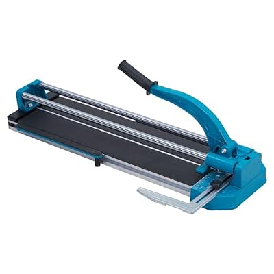 48-Inch Manual Tile Cutter with Dual Rails & Tungsten Carbide Cutting Wheel, Heavy Duty Ceramic Tile Cutter Tool for Porcelain Slab Cutting
